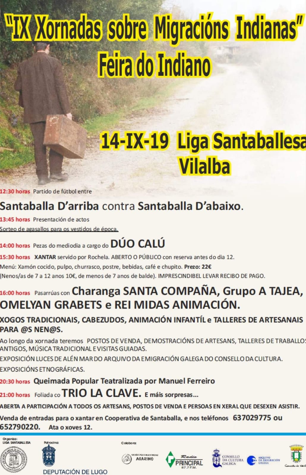 Cartel das Xornadas de Migracións Indianas. IMG02 Cartel das Xornadas de Migracións Indianas