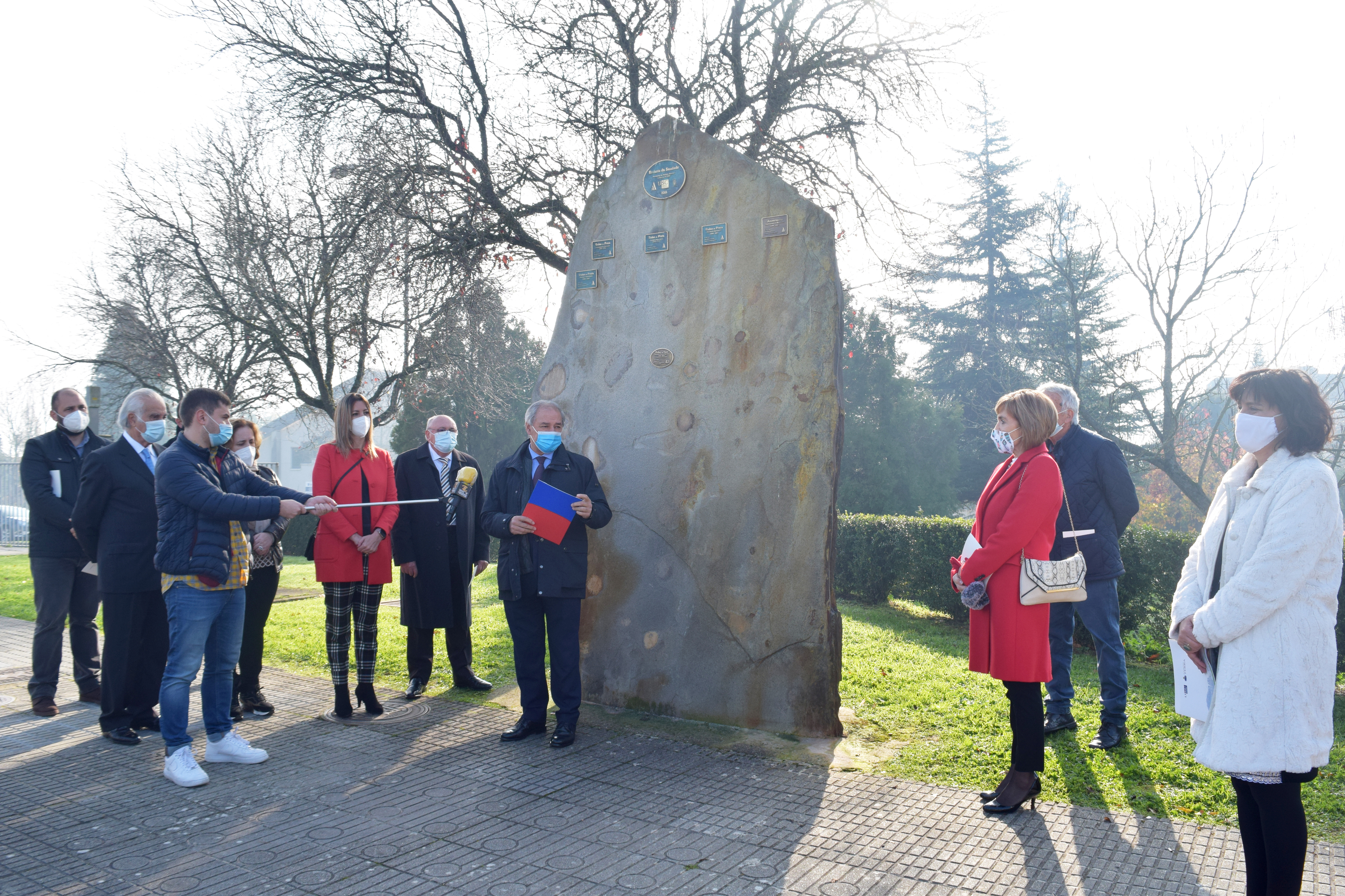 O Presidente Participa Na Descuberta Da Placa Das Vodas De Ouro Da 1ª Promocion De Enxenaria Tecnica Agricola Deputacion De Lugo