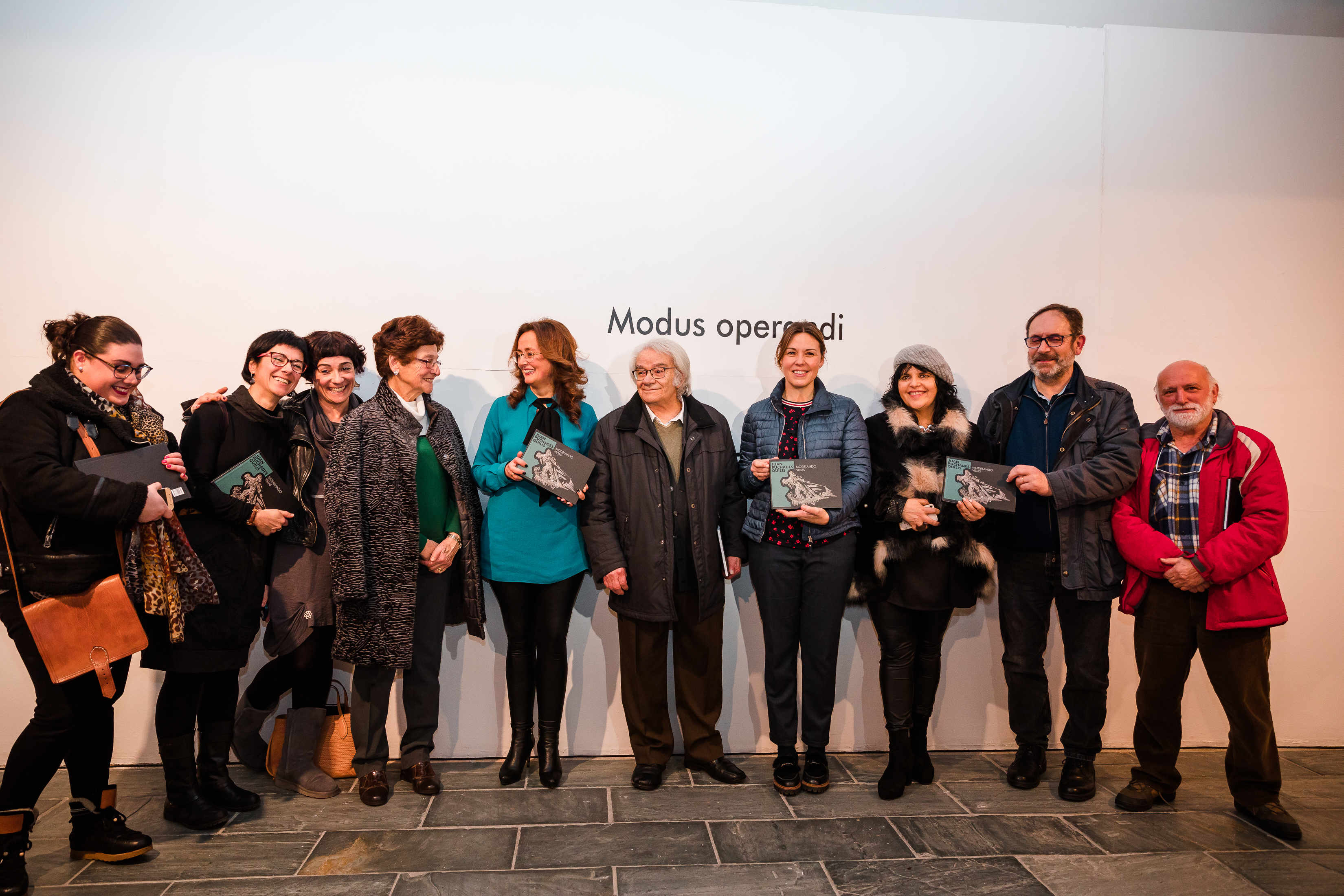 Presentación do catálogo da exposión 'Modelando vidas' de Juan Puchades