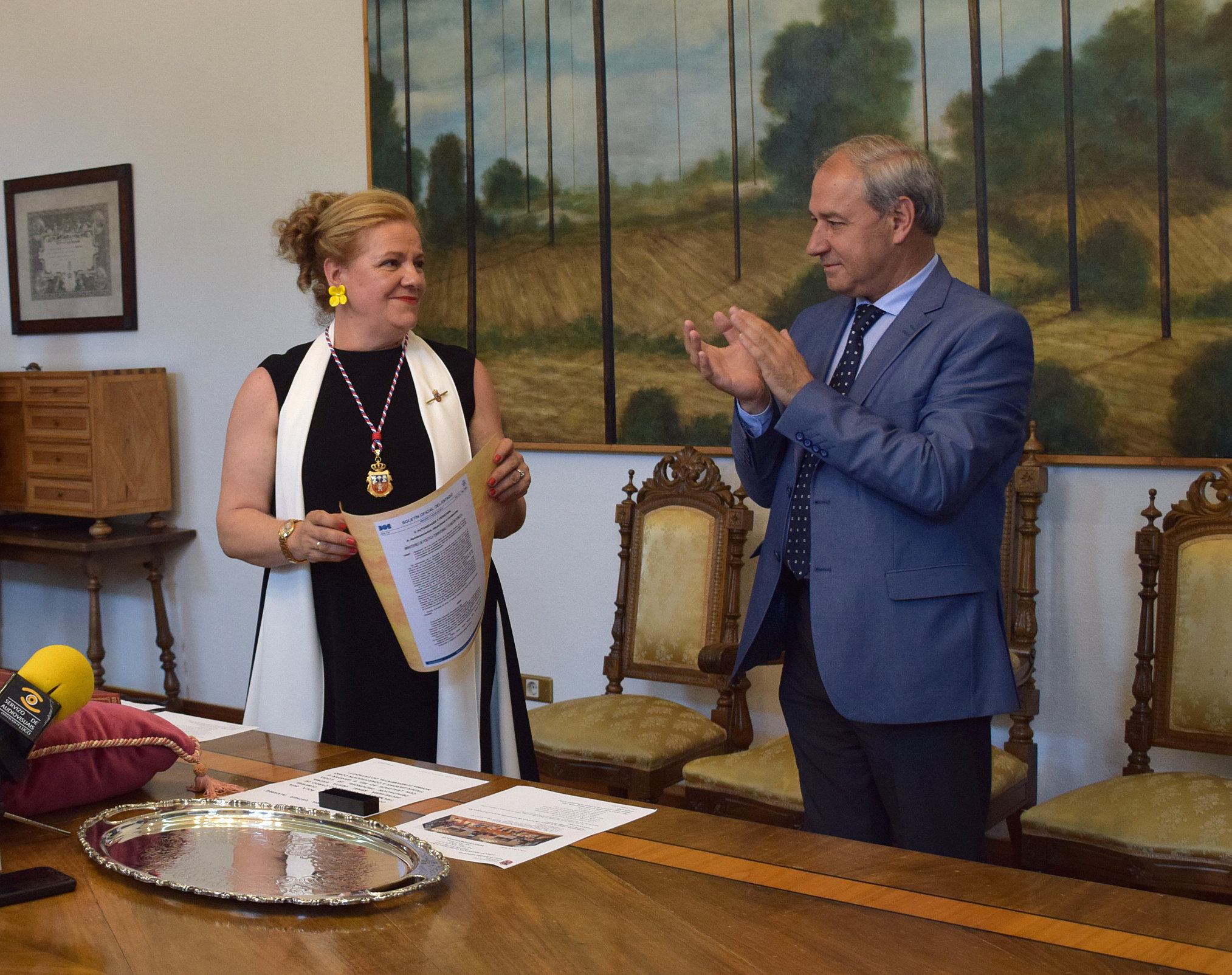 Toma de posesión de María Esther Álvarez Martínez coma secretaria da Deputación de Lugo img01 Toma de posesión de María Esther Álvarez Martínez coma secretaria da Deputación de Lugo