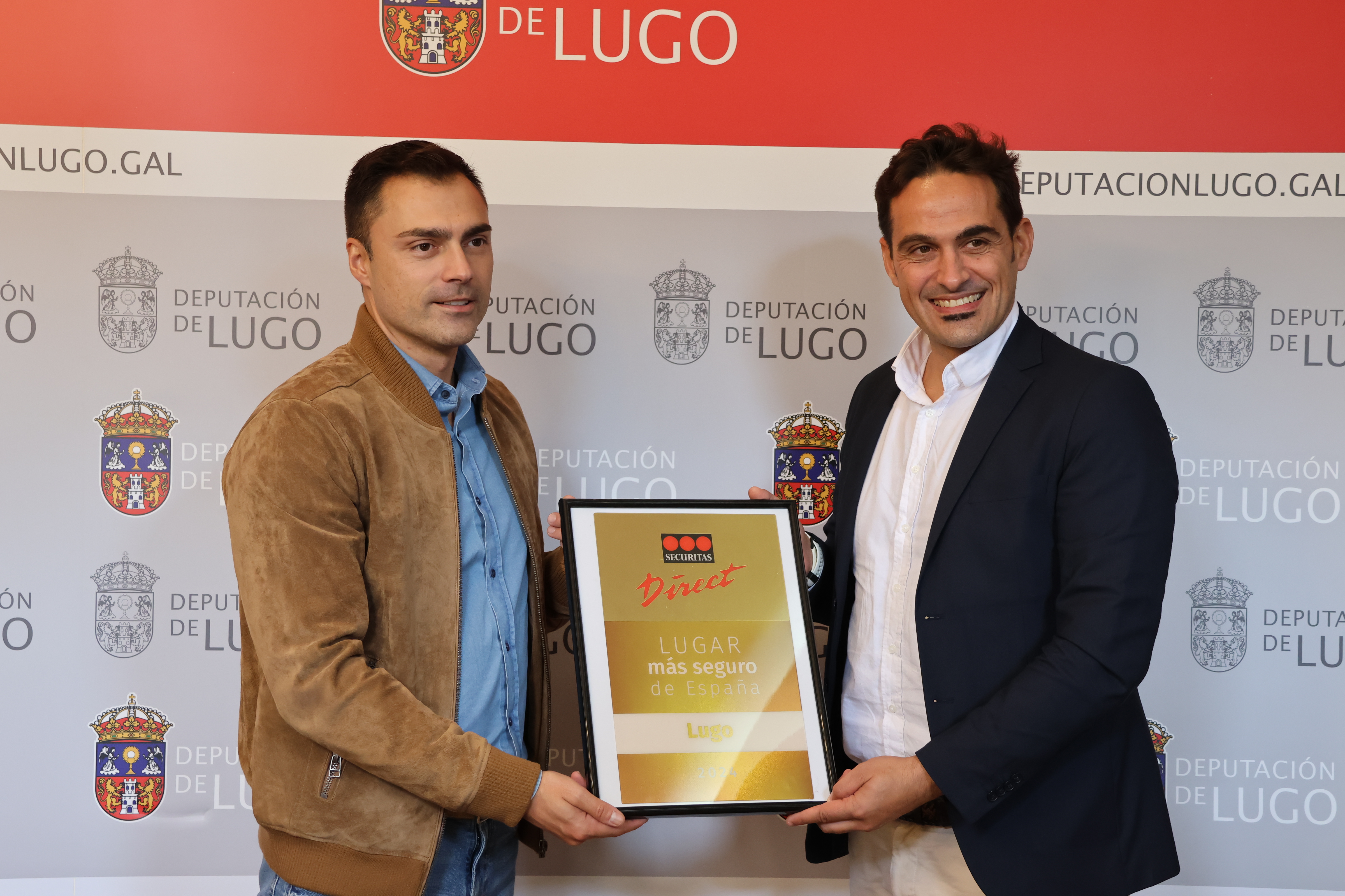 Recibimento da Placa de Ouro de Securitas Direct