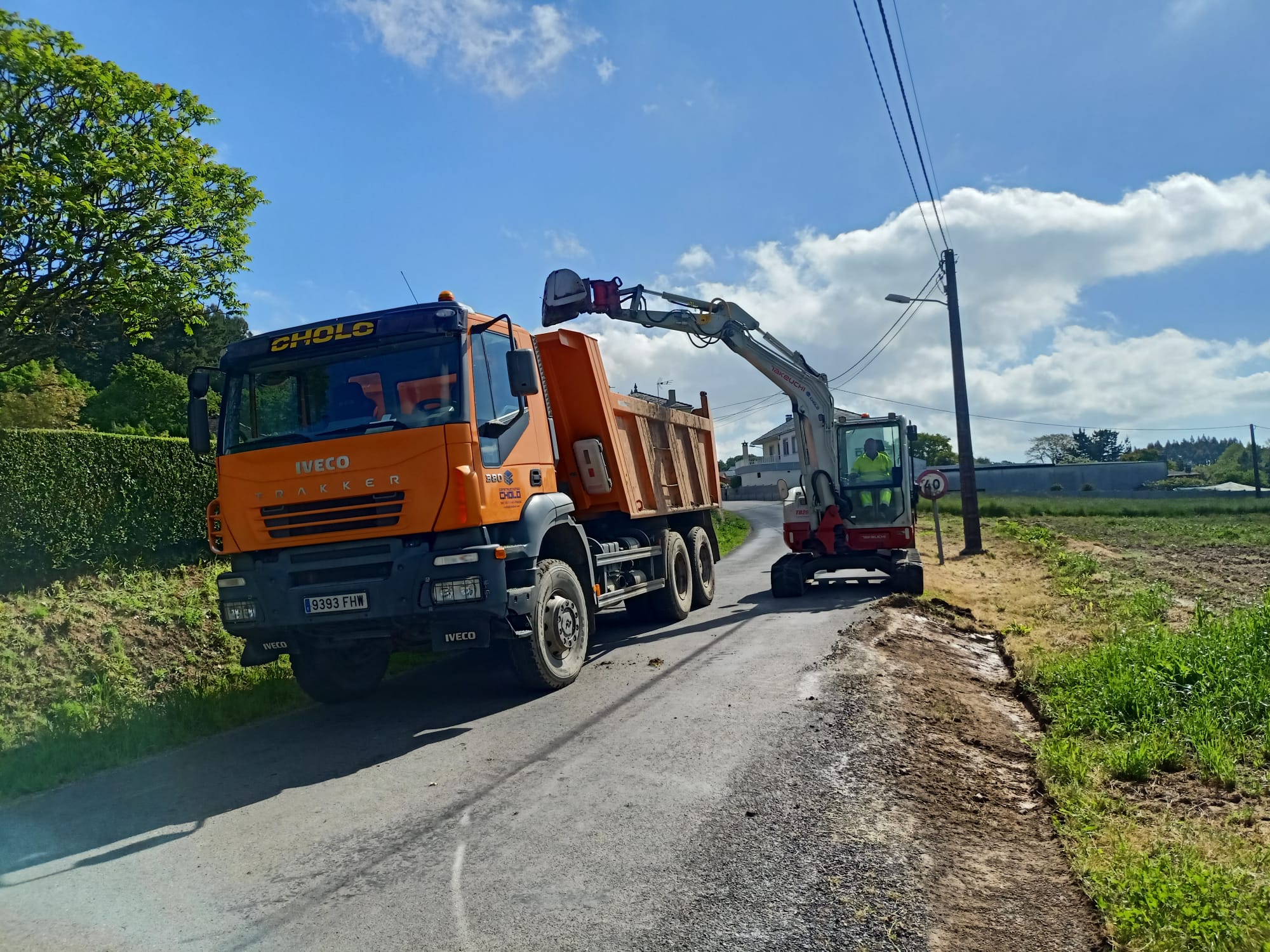 Obras na LU-P-1702
