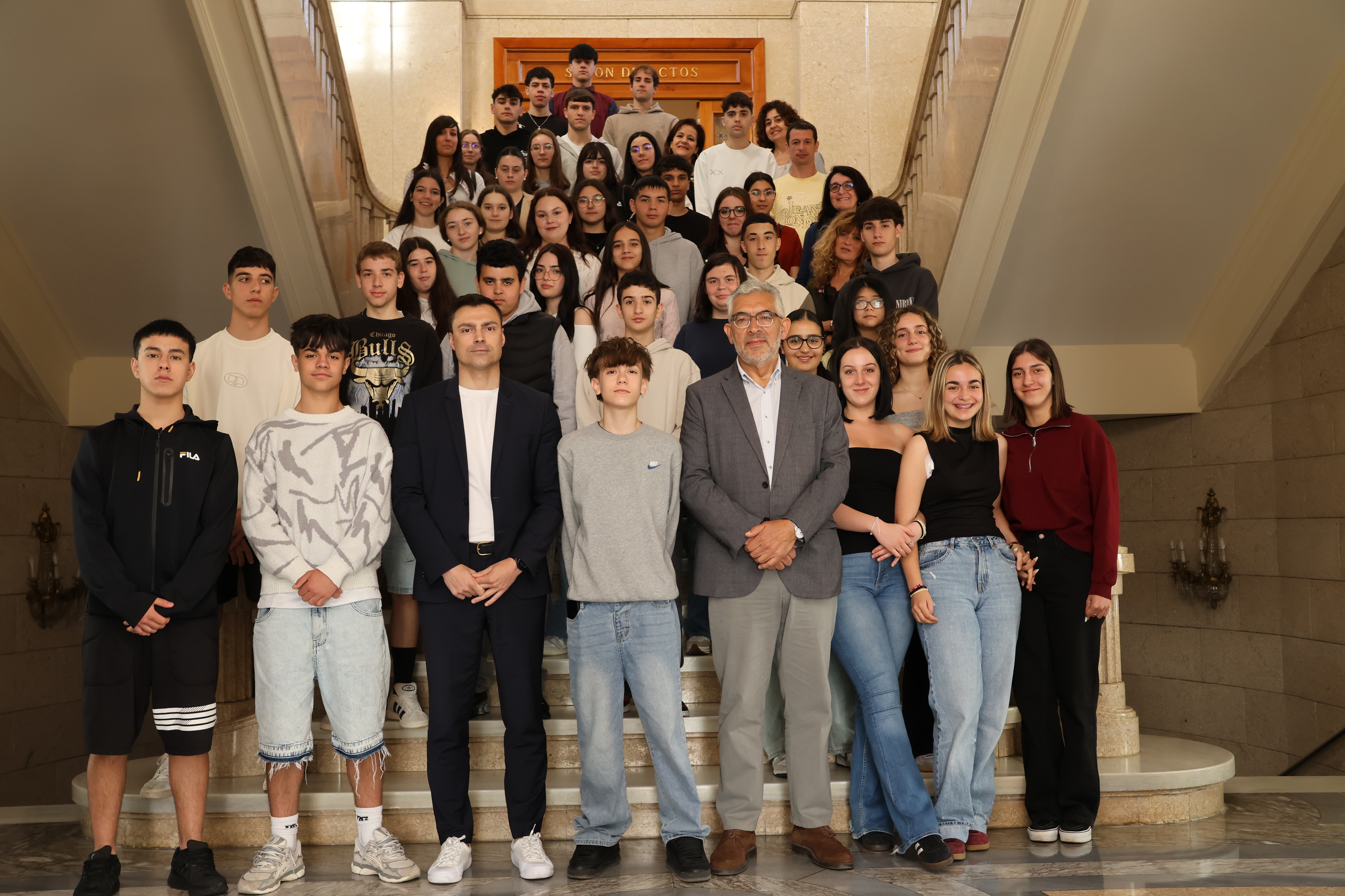 Visita IES Ánxel Fole e IES Muralla Romana