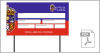 Modelo Cartel de Obras Xenérico da Deputación de Lugo