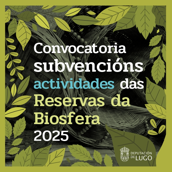 Banner Subvencións das actividades da Reserva da Biosfera 2025