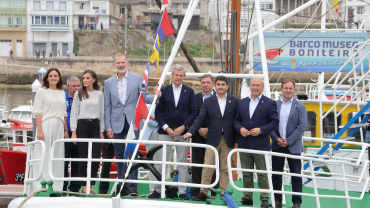 Visita dos Reis a Burela