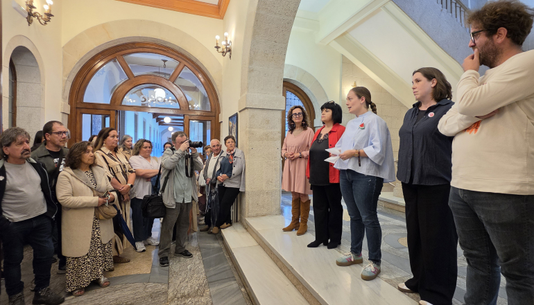 Acto de inauguración da exposición